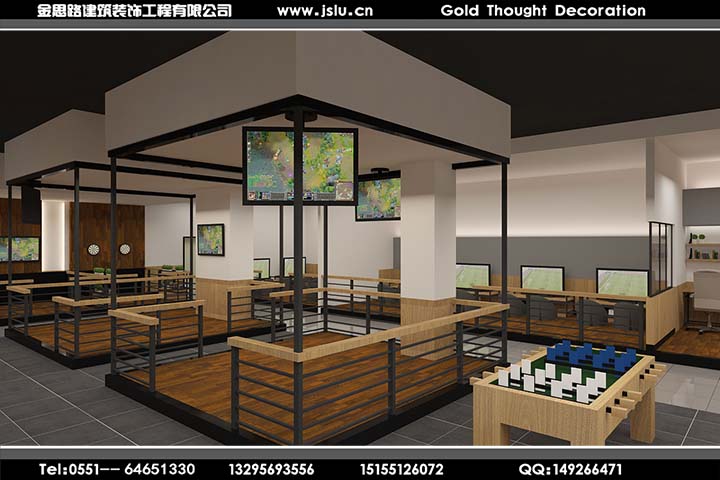 合肥網咖裝修設計 合肥網咖裝修設計